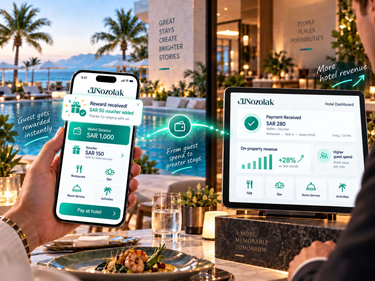 How does Nozolak add value to your hotel?